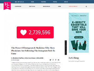 The Power Of Instagram & Medicine: Why More Physicians Are Following The Instagram Path To Fame